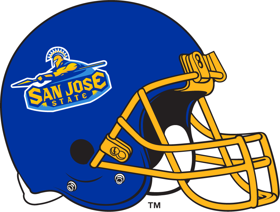 San Jose State Spartans 1999-2010 Helmet Logo diy DTF decal sticker